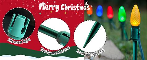 Amazon.com: Christmas Lights Ground Stakes.